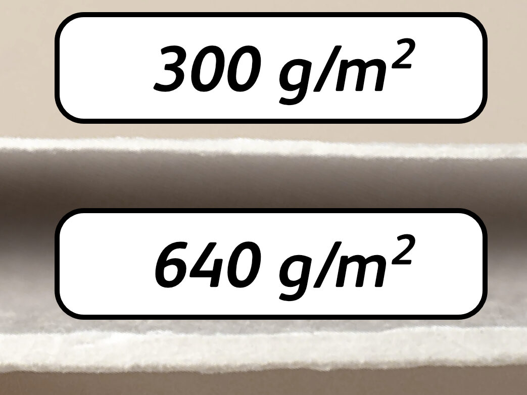 Dickenvergleich Aquarellpapier