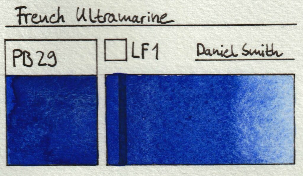 Swatch von French Ultramarine (PB29) von Daniel Smith